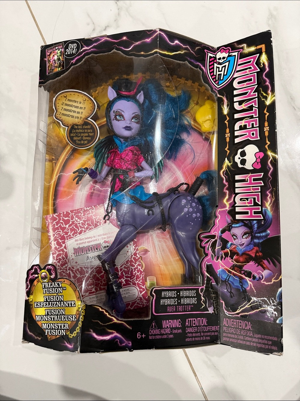 Monster High Freaky Fusion Avea Trotter NIB Mattel Doll